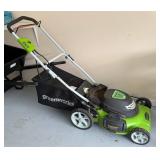 Greenworks 20" Electric Lawn Mower w/ Manual