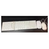 Apple Keyboard w/Wired & Wireless Mouse Set