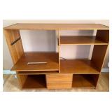 Wood Office Hutch w/Shelves & Drawers
