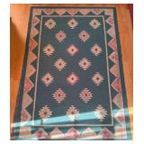 Geometric Flatweave Rug 46.5x69 in Multicolor