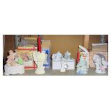 Porcelain Christmas Figurines & Decor Assortment