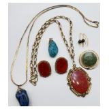 Costume Jewelry w/ Stone Accents