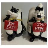 Looney Tunes Pepe Le Pew Salt & Pepper Shakers