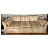 Floral Upholstered Sofa w/ Cushions