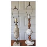 Table Lamps, 25" and 27" Tall