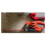 Black+Decker Hedge Trimmer & Red Shear Works