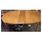 Wood Dining Table w/ Leaf