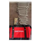 Craftsman Wrench Sets w/ Tool Bag & Sockets