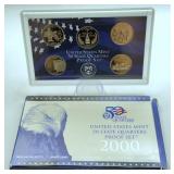 2000 US Mint 50 State Quarters Proof Set w/ Box