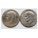 1977 & Bicentennial Kennedy Half Dollars