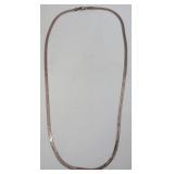 Sterling Silver Herringbone Necklace - 12g