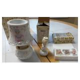 Precious Moments Porcelain Decor & Figurines Set