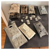 German RC and Diecast Model Tanks Assortment