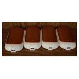 4 Rechargeable Orange Hand Warmers