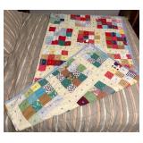 Patchwork Quilt, Approx 72x62
