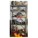 Metal Shelf With Contents