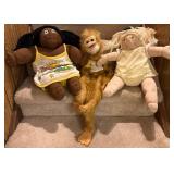 Dolls Including Plush Monkey