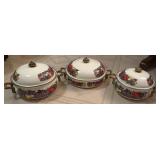 3 Cornucopia Tureens