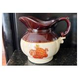 McCoy Pottery Two-Tone Ceramic Pitcher