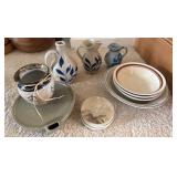 Ceramic Pitchers and Bowls Set
