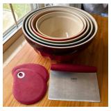 CHEFS Stoneware Mixing Bowl Set