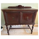 Wooden Sideboard With Carved Details