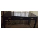 Wooden Desk with Three Drawers