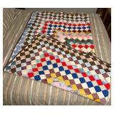 Patchwork Quilt Approx 72x64