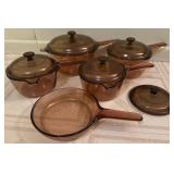 Corning Visions Amber Cookware Set