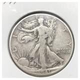 1941 WALKING LIBERTY HALF - SILVER