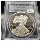 2012 SILVER EAGLE PCGS PR 69 DCAM