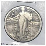 1927 STANDING LIBERTY - SILVER QUARTER