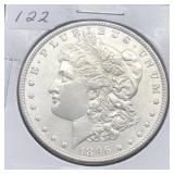 1896 MORGAN SILVER DOLLAR - AU