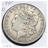 1901-O MORGAN SILVER DOLLAR