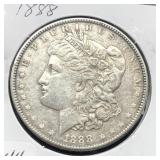1888 MORGAN SILVER DOLLAR