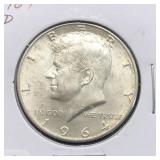 1964-D KENNEDY SILVER HALF