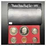 1974 PROOF SET - 6 COINS
