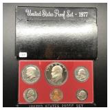 1977 PROOF SET - 6 COINS