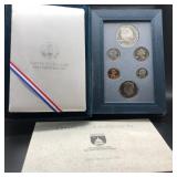 1989 PRESTIGE SET - SILVER DOLLAR, SILVER HALF