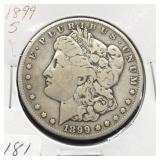 1899-S MORGAN SILVER DOLLAR
