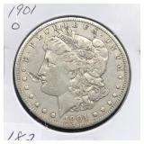 1901-O MORGAN SILVER DOLLAR