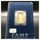 SWISS GOLD BAR 2.5 GRAM -999.9
