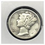 1943 MERCURY DIME