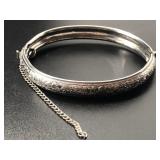 SILVER BRACELET - 2 1/4" DIAMETER