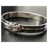 STERLING BRACELET - 2 1/2" DIA