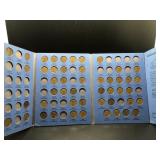 LINCOLN 1909-1940 COIN FOLDER PARTIALLY FILLED