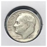 1951-D ROOSEVELT SILVER DIME