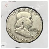 1952-D FRANKLIN HALF SILVER