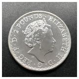 2017 BRITANNIA SILVER ROUND - 1 OZ