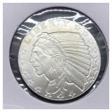 INDIAN ROUND - 1/4 OZ SILVER
